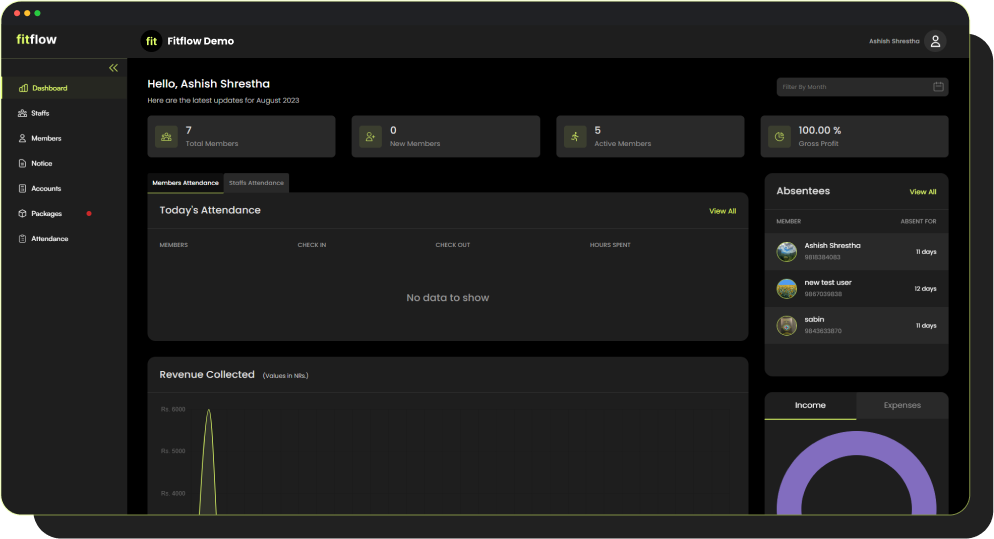 Dashboard Preview